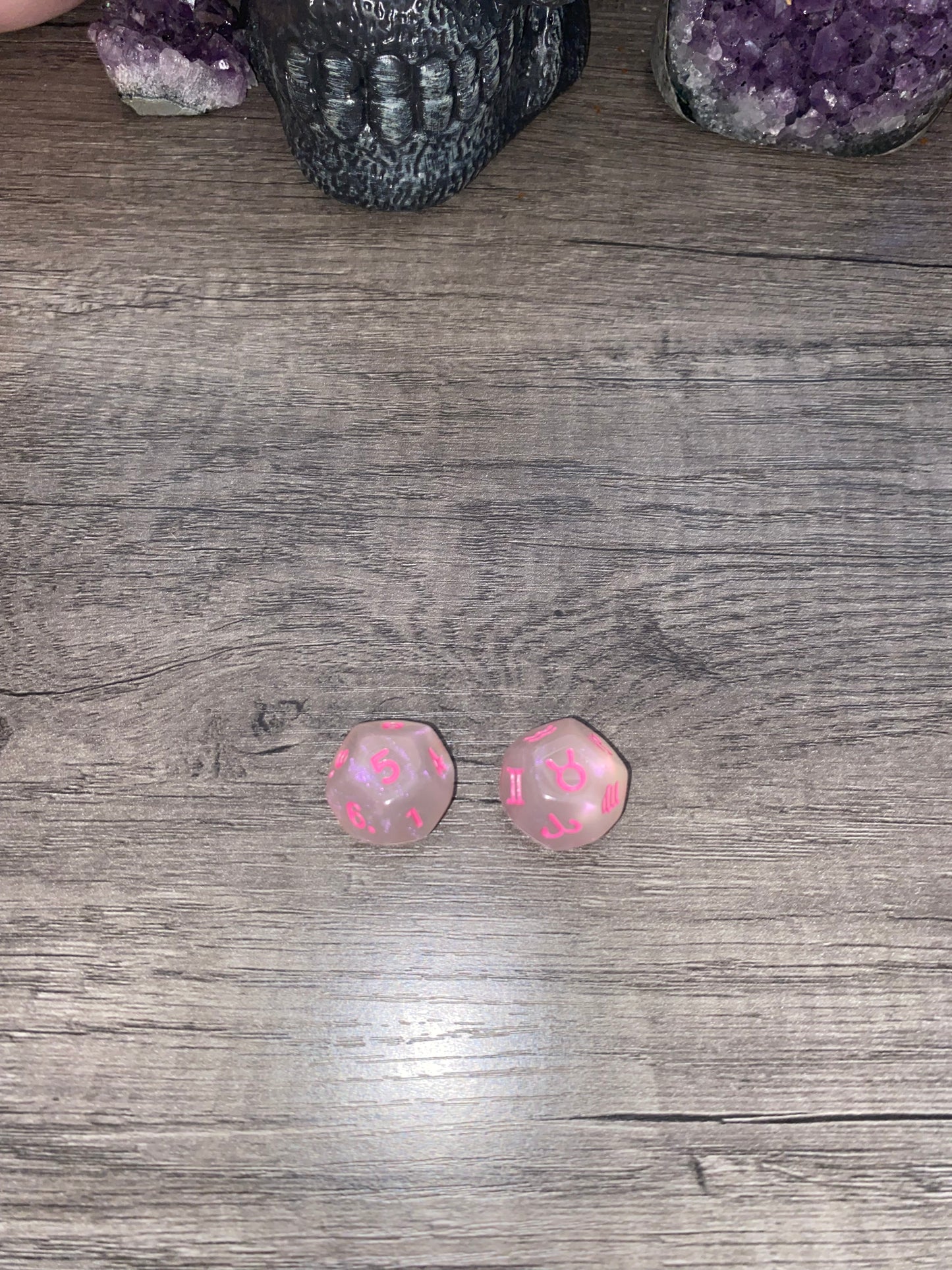 Pink Dice $2 per roll