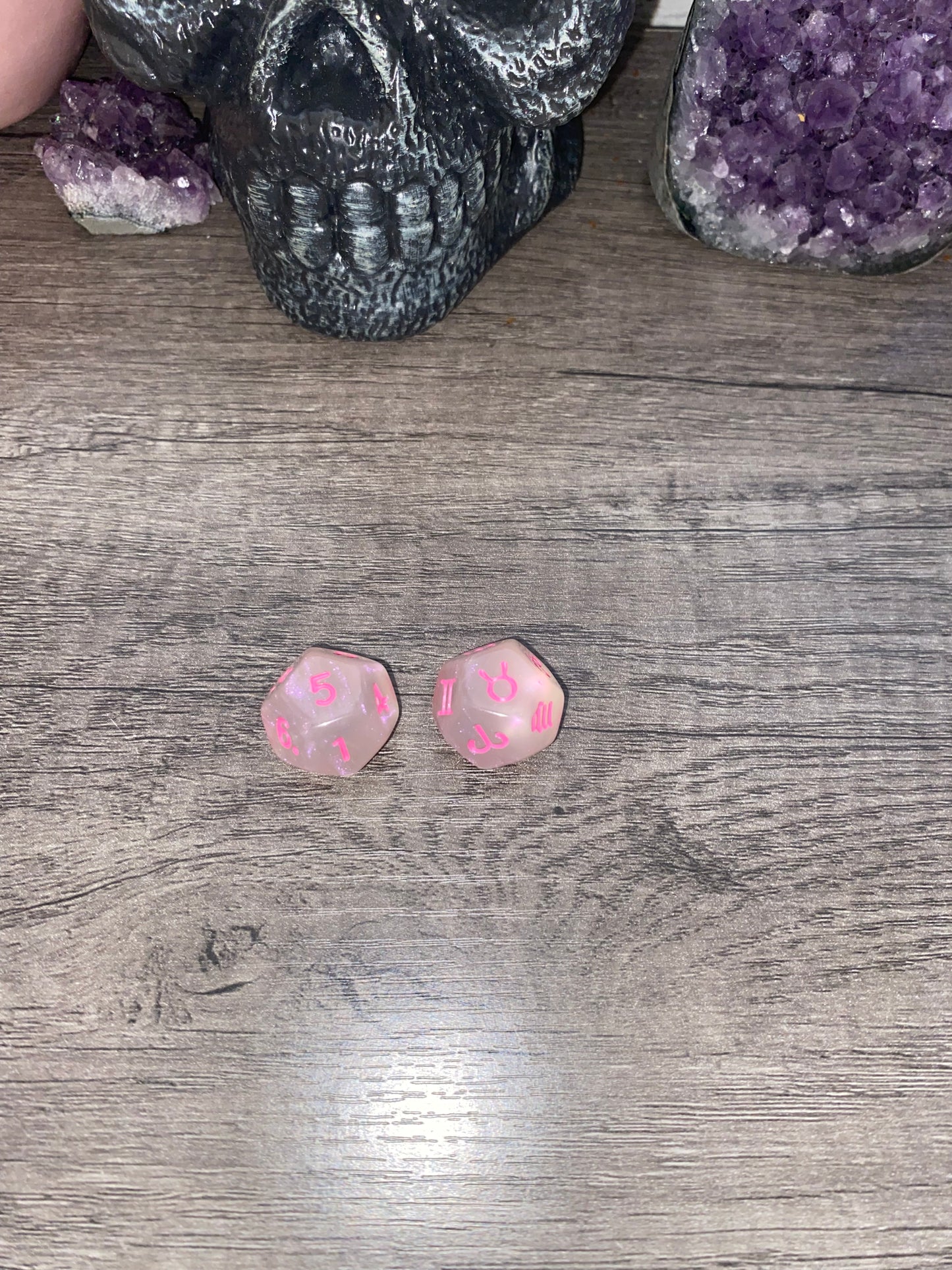 Pink Dice $2 per roll