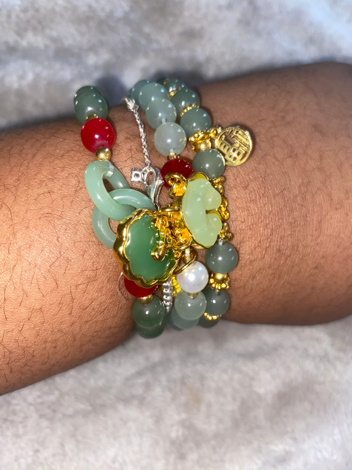 Lucky Jade Bracelet (1 piece)